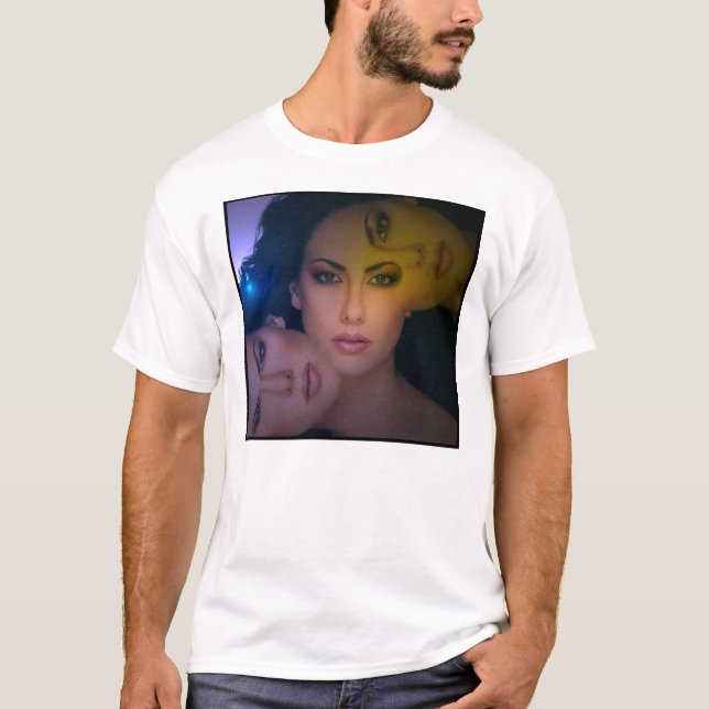 Camiseta Kleur do donker da margem de Vrouw (Frente)