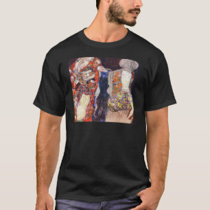 Camiseta Klimt Adorne a noiva com véu e coroa
