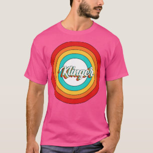 Camiseta Klinger Name Shirt Vintage Círculo Klinger