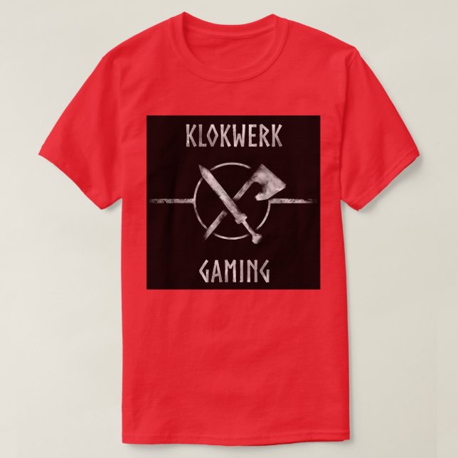 Camiseta Klokwerk Gaming Classic TSirt (Frente do Design)