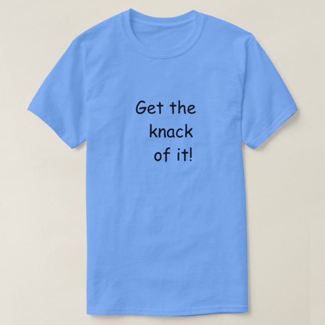 Camiseta Knack It T-Shirt (Frente do Design)