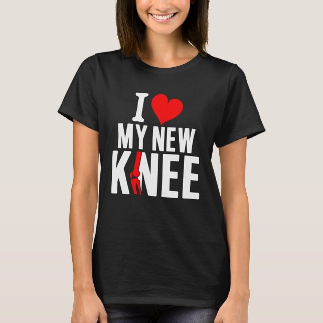 Camiseta Knee Replacement Surgery Get Well Soon Post Recove (Frente)