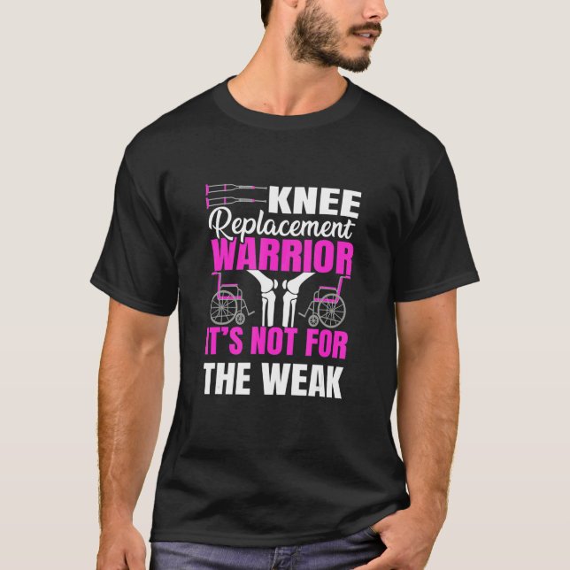 Camiseta Knee Replacement Warrior  Knee Surgery (Frente)
