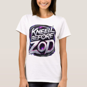 Camiseta Kneel Antes De Zod - Comando Negrito T-Shirt