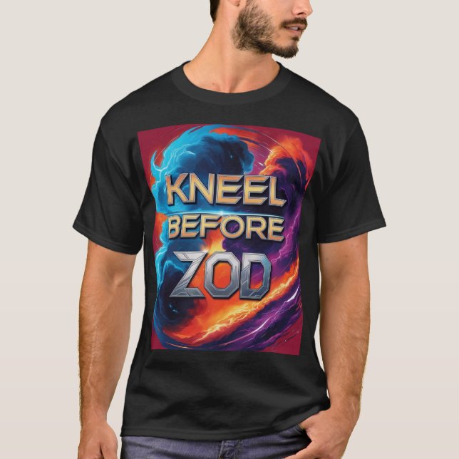 Camiseta Kneel Antes De Zod T-Shirt - Atenção Ao Comando (Frente)