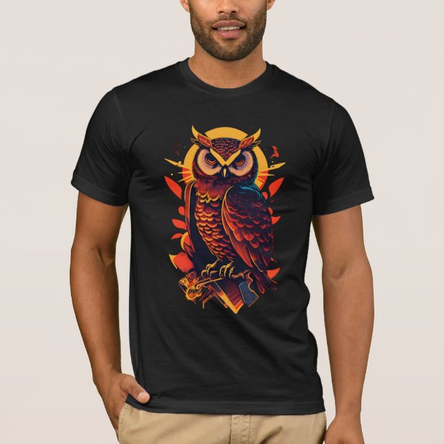 Camiseta Kneeling Owl Knight (Frente)