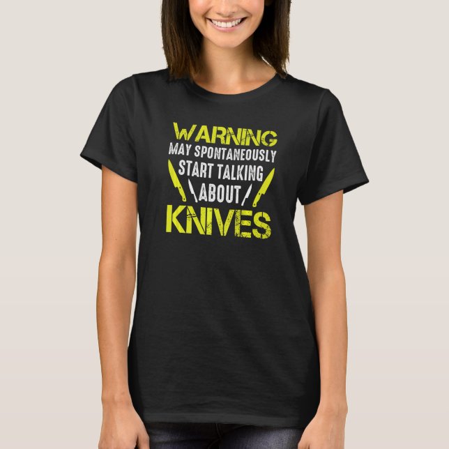 Camiseta Knife Collector Blade Forge Blacksmith (Frente)