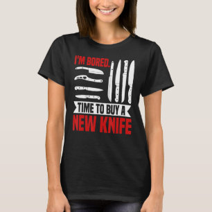 Camiseta Knife Collector Entusiast Knives Collection Hobby