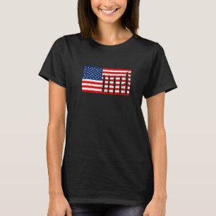 Camiseta Knife Collector Knives Coletando o American Flag C