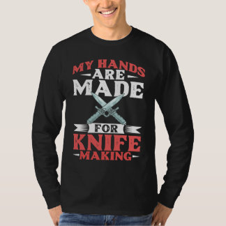 Camiseta Knife Making Smithing Knives Maker Beginner  3