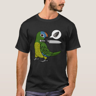 Camiseta Knife Parrot Quer Seeds I Peach fronted Conure