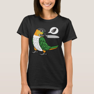 Camiseta Knife Parrot quer Seeds I Preto cheque Caique