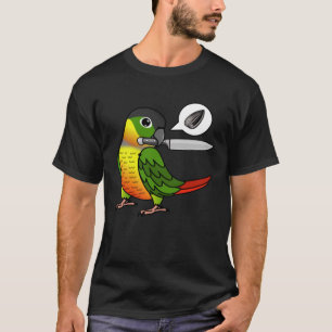 Camiseta Knife Parrot Quer Sementes I Amarelo Verde Chee
