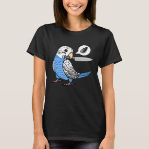 Camiseta Knife Parrot Quer Sementes I Blue Budget Budgeriga