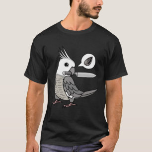 Camiseta Knife Parrot Quer Sementes I Cinza Branca