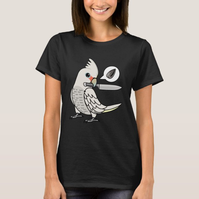 Camiseta Knife Parrot Quer Sementes I Goffins Cockatoo (Frente)