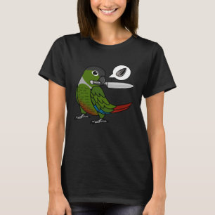 Camiseta Knife Parrot Quer Sementes I Green Cheek Conure