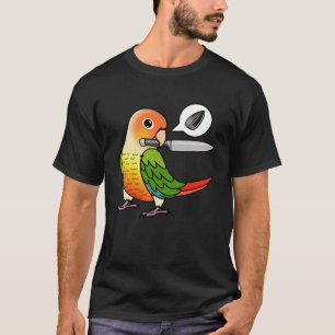 Camiseta Knife Parrot Quer Sementes I Green Cheek Pineapple