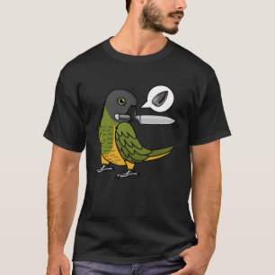 Camiseta Knife Parrot Quer Sementes No Cenário Senegal