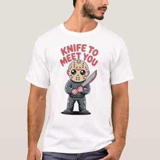 Camiseta Knife to Meet You - Cute Jason Voorhees Chibi