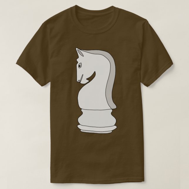 Camiseta Knight Chess (Frente do Design)