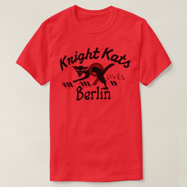 Camiseta Knight Kats 9 Vive Berlim (Frente do Design)