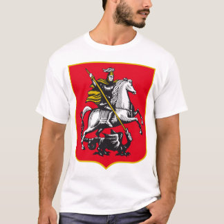 Camiseta Knight on horseback killing the dragon