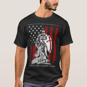 Camiseta Knight Templar American Flag