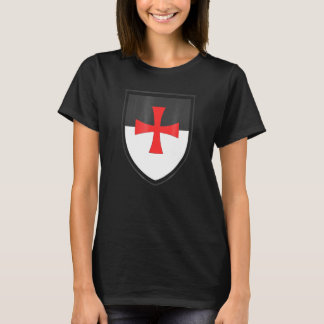 Camiseta Knights Templar Shield Cross Cruzes Cristo Warri