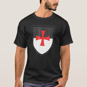 Camiseta Knights Templar Shield Cross Cruzes Cristo Warri