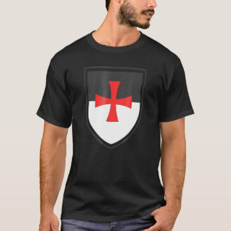 Camiseta Knights Templar Shield Cross Cruzes Cristo Warri