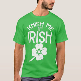 Camiseta Knish Me Im Comida Judaica Irlandesa Pun St Patric