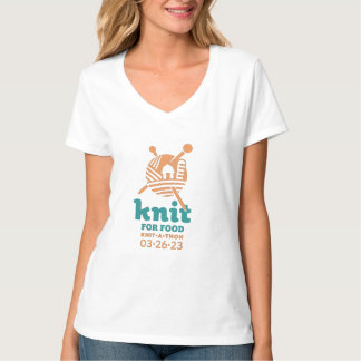 Camiseta Knit Para Camisa-T Luz-Comida
