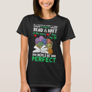 Camiseta Knitote Citação Amor Leitura Citação do Knitter