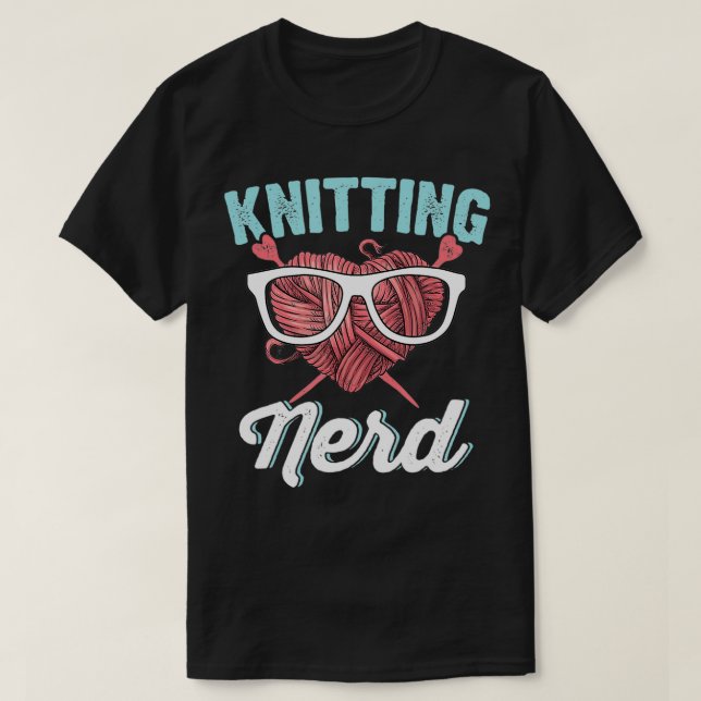 Camiseta Knitter Avó Crochet Deu Cuzinho à Vovó Brincadeira (Frente do Design)