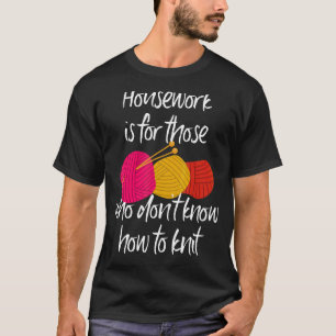 Camiseta Knitter Knitter Yarn Wool Criando Knit W