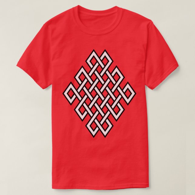 Camiseta Knot elaborado sem fim (Frente do Design)