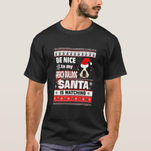 Camiseta Know Papai noel Buldogue Francês