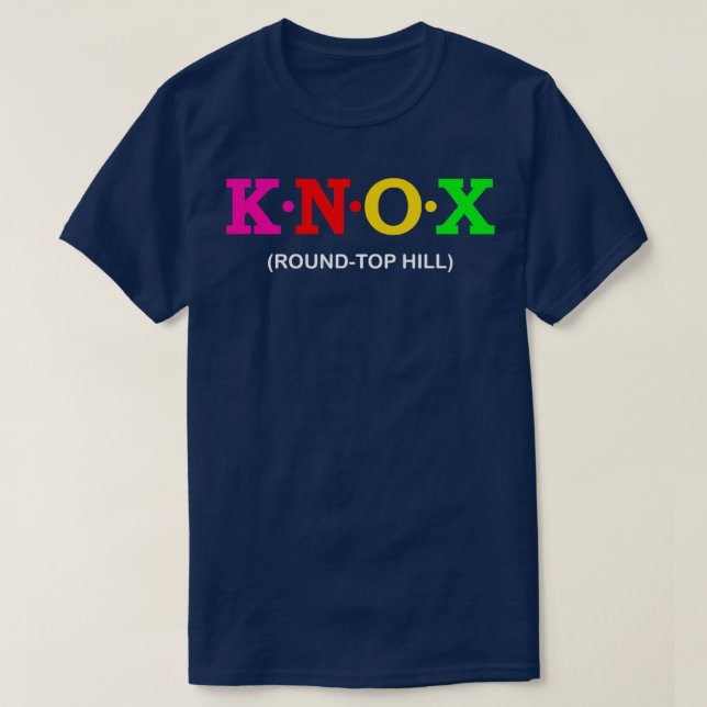 Camiseta Knox RoundTop Hill (Frente do Design)