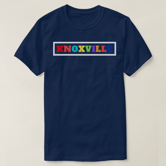 Camiseta Knoxville Rainbow (Frente do Design)