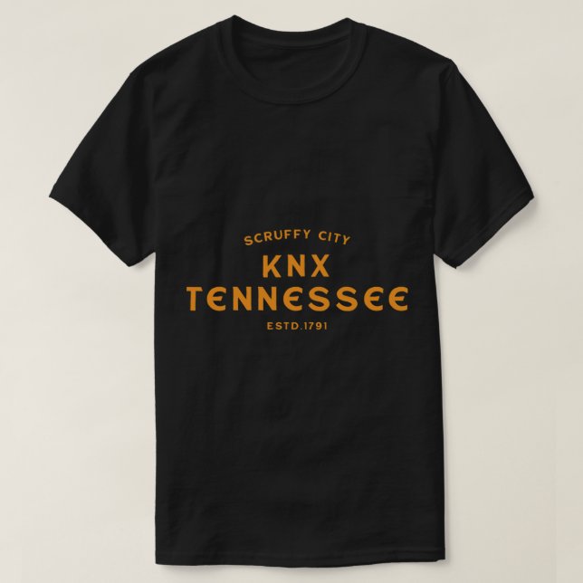Camiseta Knoxville Tennessee - Scruffy City Knoxville (Frente do Design)