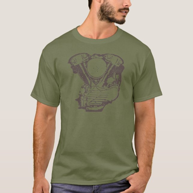 Camiseta Knucklehead de Harley (Frente)