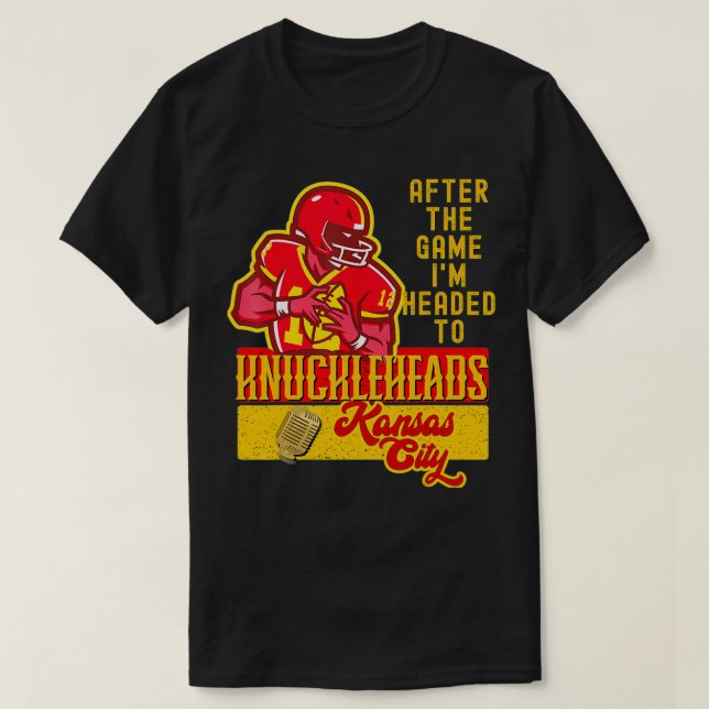 Camiseta Knuckleheads Kansas City Music Retro BBQ FrontBack (Frente do Design)