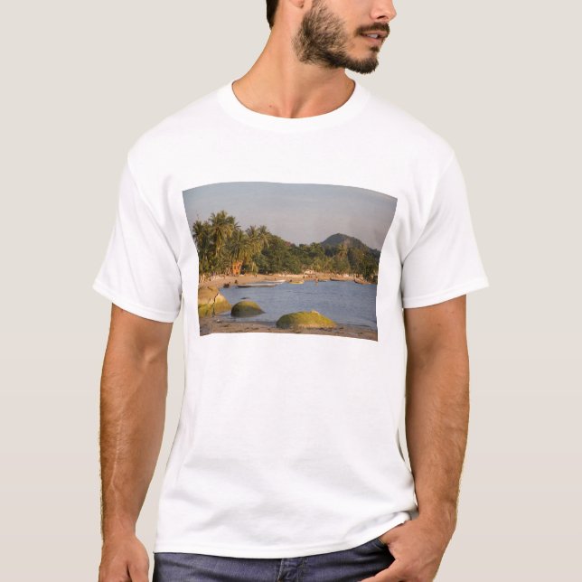 Camiseta Ko Phangan, Tailândia. Fora da ilha agitada (Frente)
