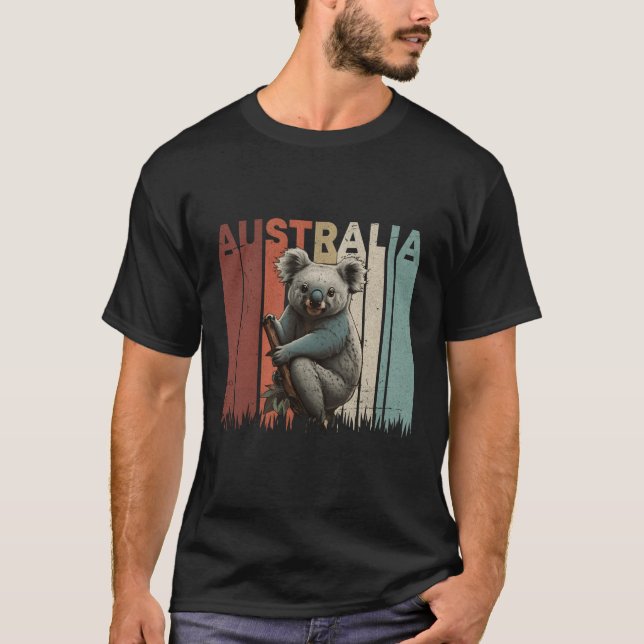 Camiseta Koala Bear Afetou Koala Australiana (Frente)