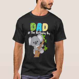 Camiseta Koala Bear Aniversário Pai Do Aniversário Boy Ko
