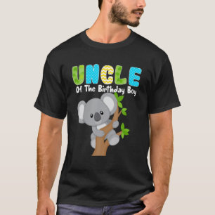 Camiseta Koala Bear Aniversário Tio Do Aniversário Boy Ko