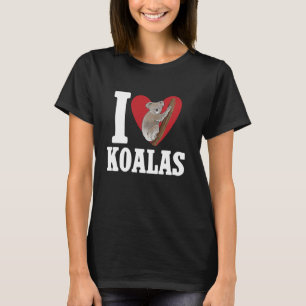 Camiseta Koala Bear Austrália I Love Koalas