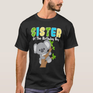 Camiseta Koala Bear Birthday Irmã Do Aniversário, Garoto 