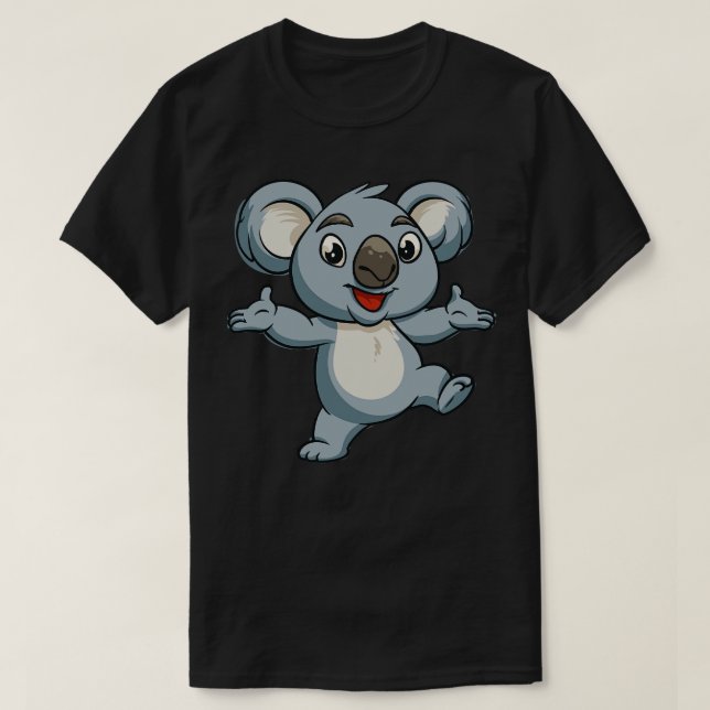 Camiseta Koala Bear Funny Happy Koala (Frente do Design)